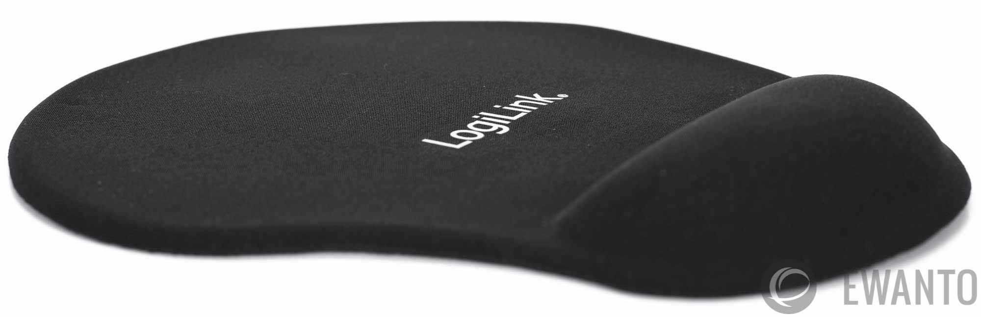 LogiLink Mauspad mit Silikon Gel Handauflage schwarz ID0027 eBay
