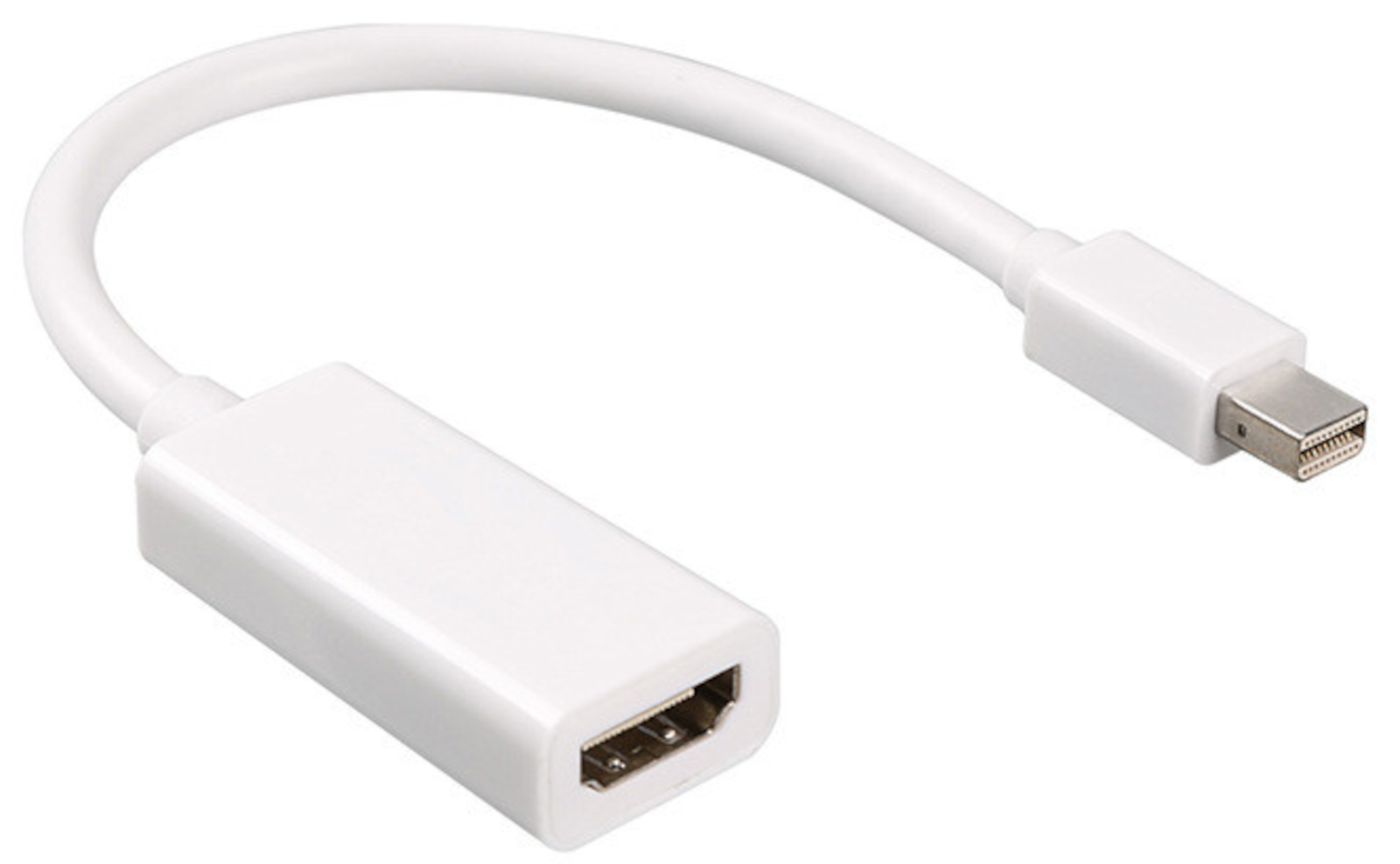 EWANTO Mini DisplayPort auf HDMI 1080P Full HD Kabel Adapter Multifunktionskabel weiß USKW-01
