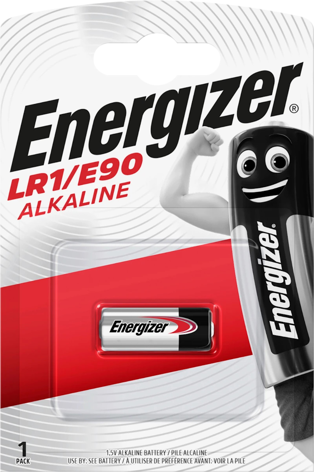 Energizer 80x 1er Blister LR1/E90 Alkaline Batterie 1,5V Alarmanlage-Batterie Lady N 608306