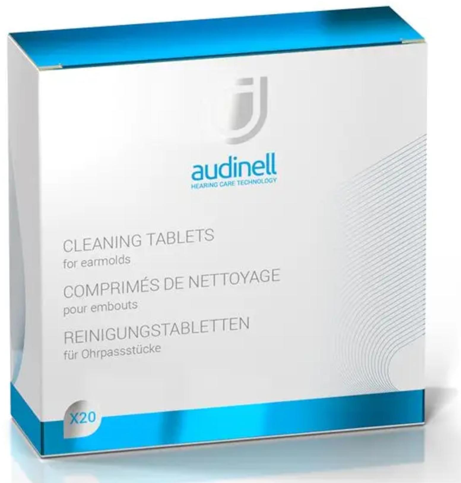 audinell 20er Packung Hörgeräte-Reinigungstabletten zum Auflösen in Wasser Cleaning NELL1 20CP-59