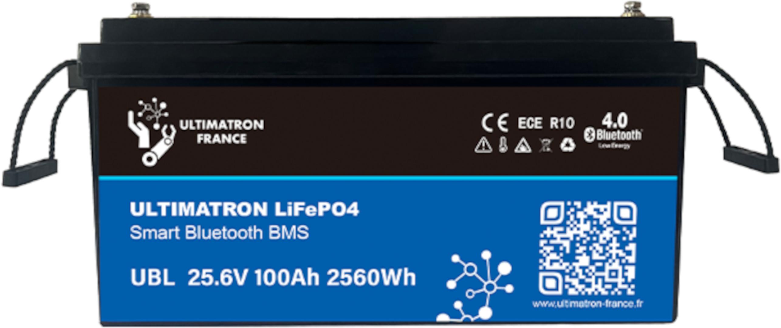 Ultimatron LiFePO4 Lithium Batterie 25.6V 100Ah mit Bluetooth und Smart BMS Integrated UBL-24-100-PRO