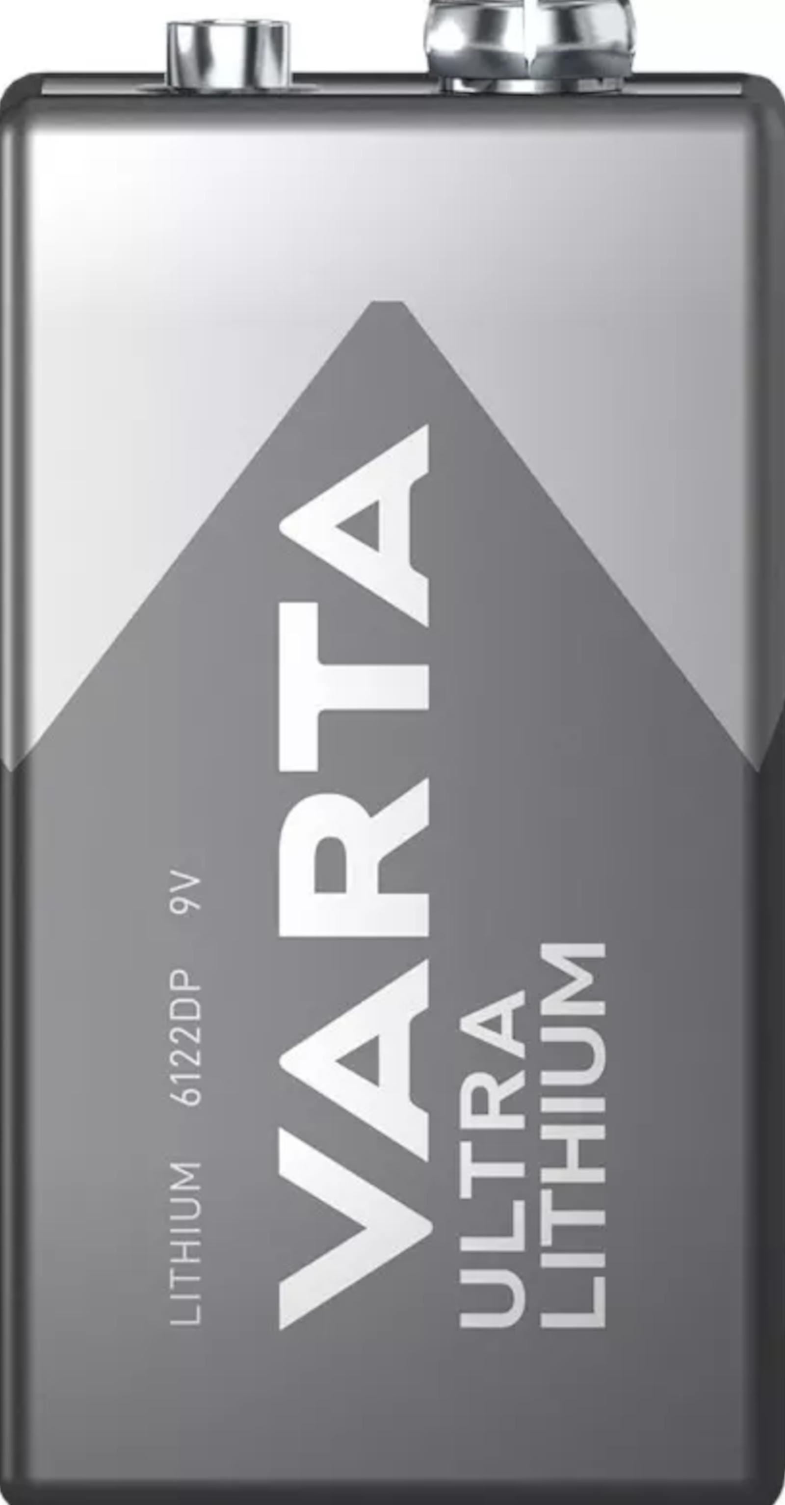 Varta 208x Ultra Lithium Batterie 9 Volt, U9VL, 6AM6, 6122 E-Block Bulk 6122301401