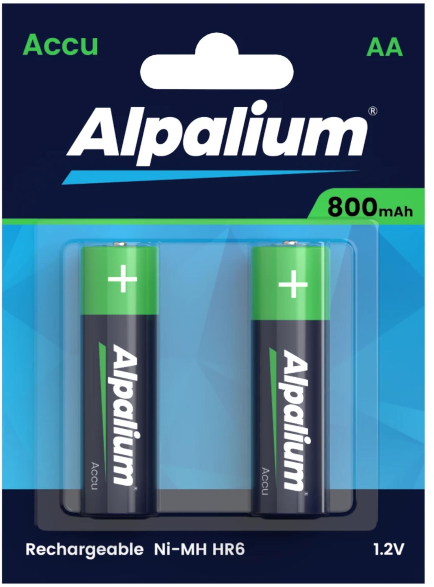 Alpalium AA Accu 2er Blister Akku 800 mAh NiMH HR6 1,2V 18008206