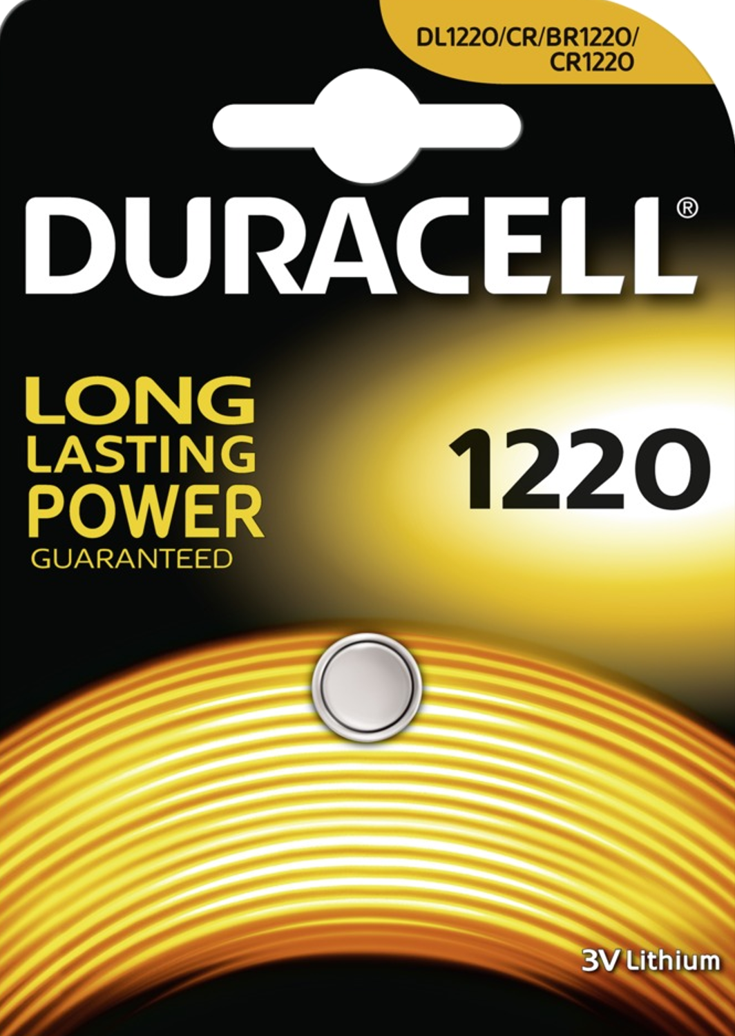 Duracell 4x CR1220 Lithium Knopfzelle 3V 1er Blister DL/CR 1220 1220