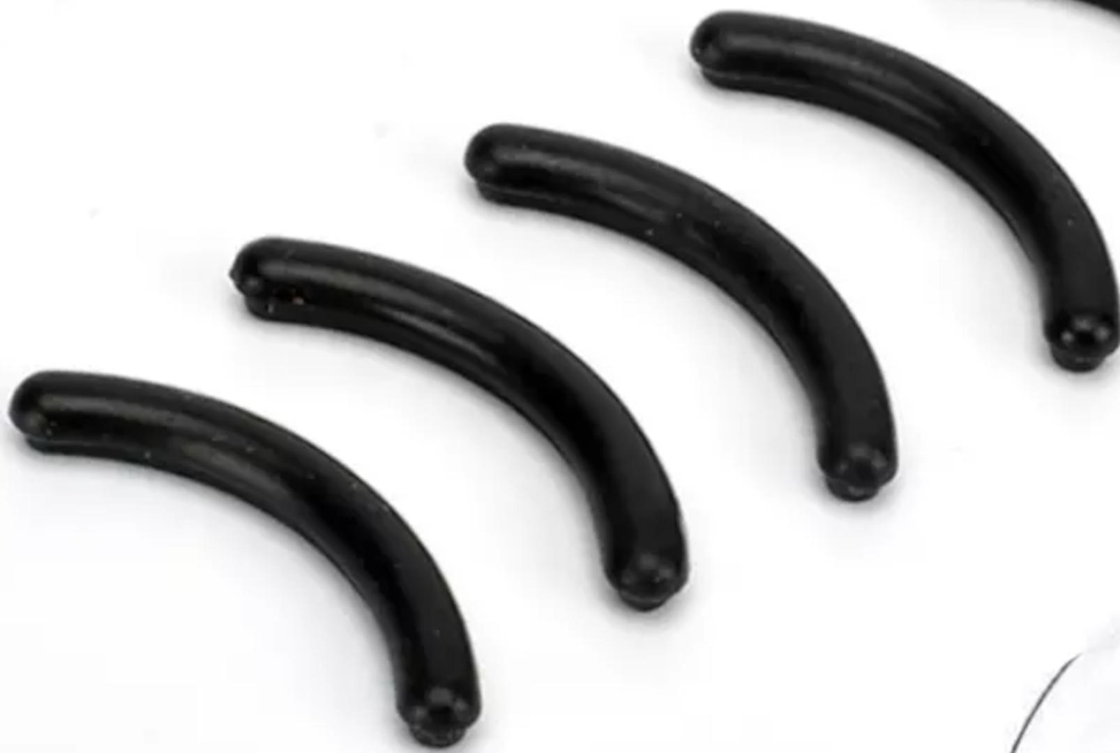 EWANTO 4er Wimpernzange Ersatzgummis 4er Ersatzpads Ersatz Silikon Gummi Schwarz EWE-S04