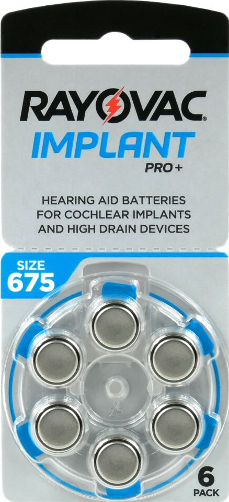 EWANTO_de__L2333__Rayovac_675CP-6IMPMF_5470KPax92l1h9vjz Rayovac Implant Pro+ Plus Hörgerätebatterien Gr. 675 PR44 Blau  6er Blister Cochlear Implantat 675CP-6IMPMF