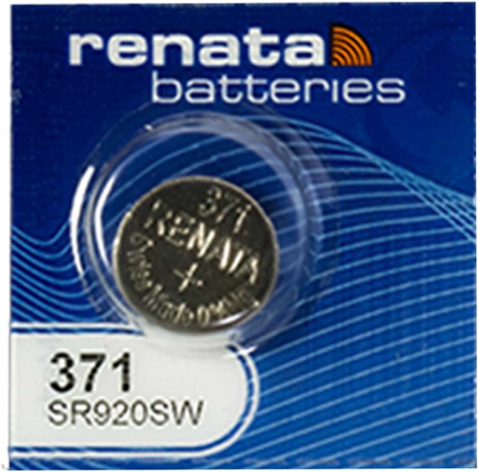 Renata 371 Uhrenbatterie 1er 1.55V 703240 Renata 371 Uhrenbatterie 1er 1.55V 703240