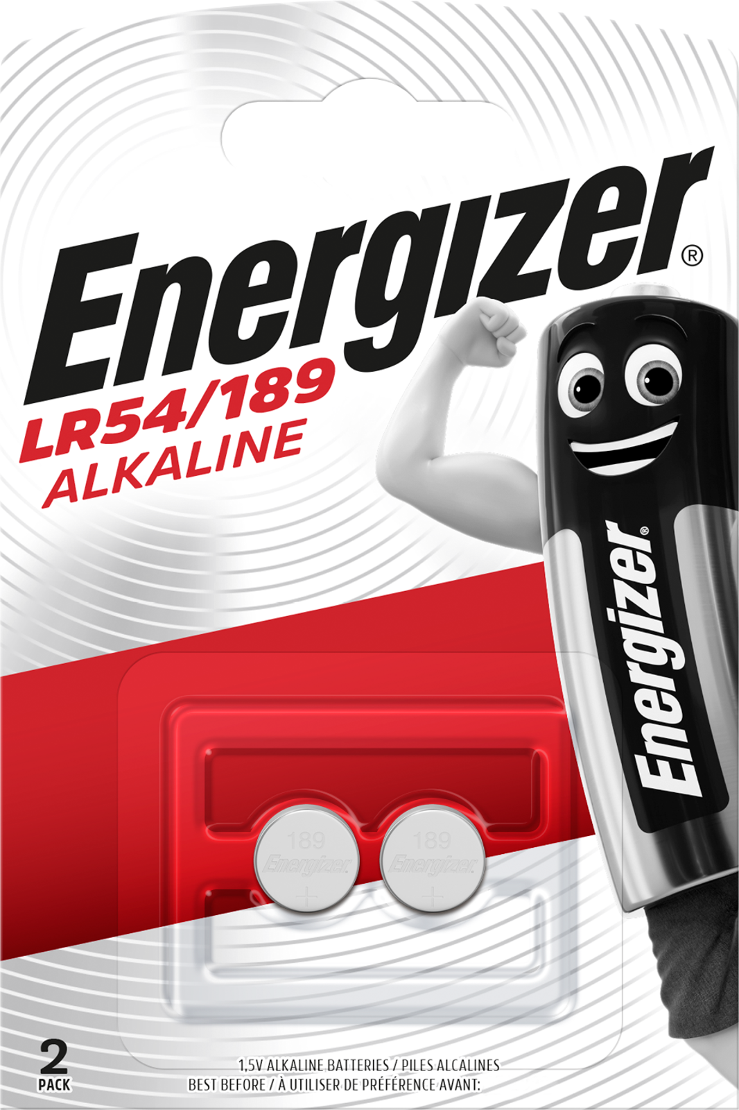 Energizer 14x Knopfzelle 2er Blister LR54 / 189 LR1130 V10GA G10 Batterie 623059