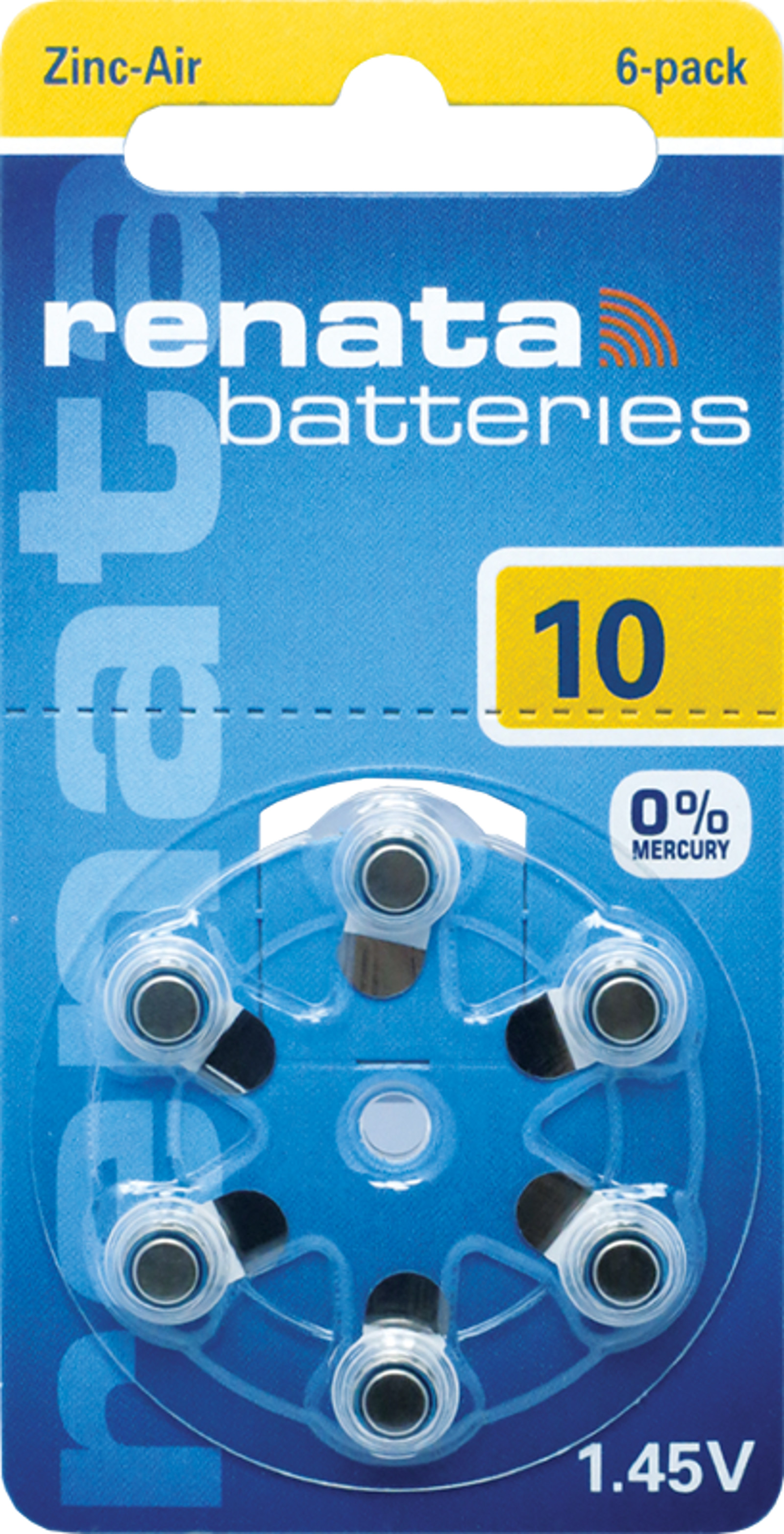 EWANTO_de__L4741__Renata_100790_5601jvYmCdg1tlWHt Renata Gr. 10 Hörgerätebatterien 6er Blister PR70 Gelb REB 100790