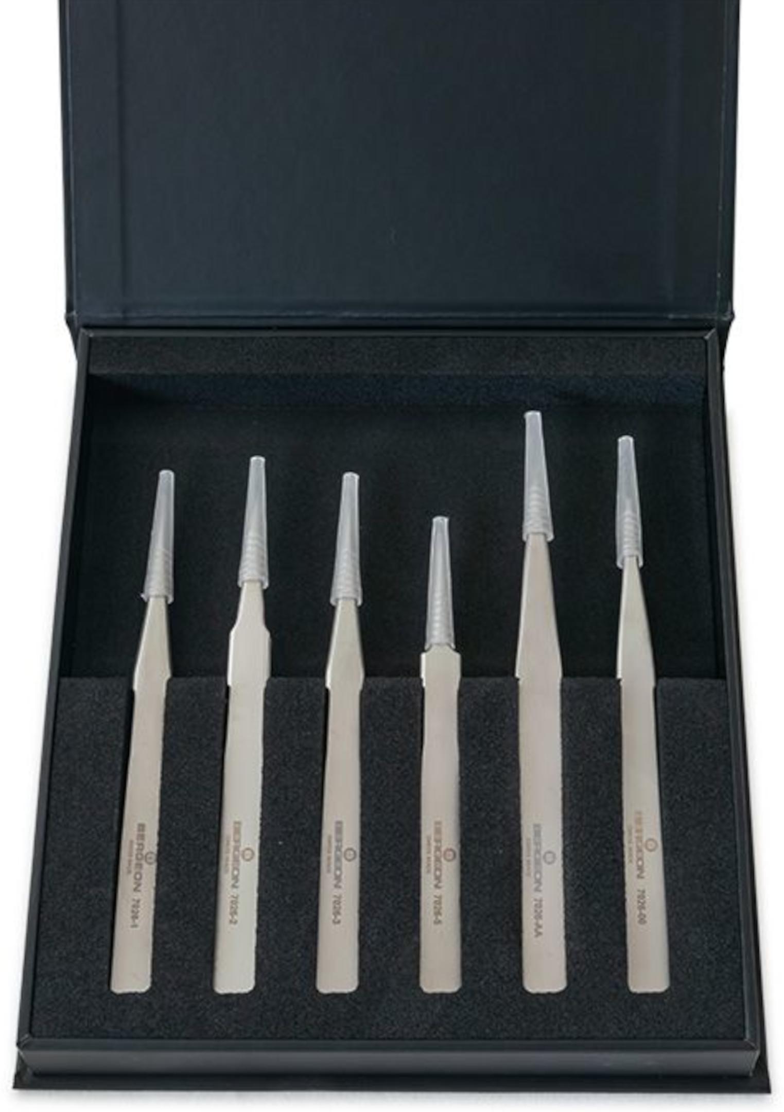 Beco Technic Bergeon 7026-AC6, Set mit 6 Pinzetten 200377