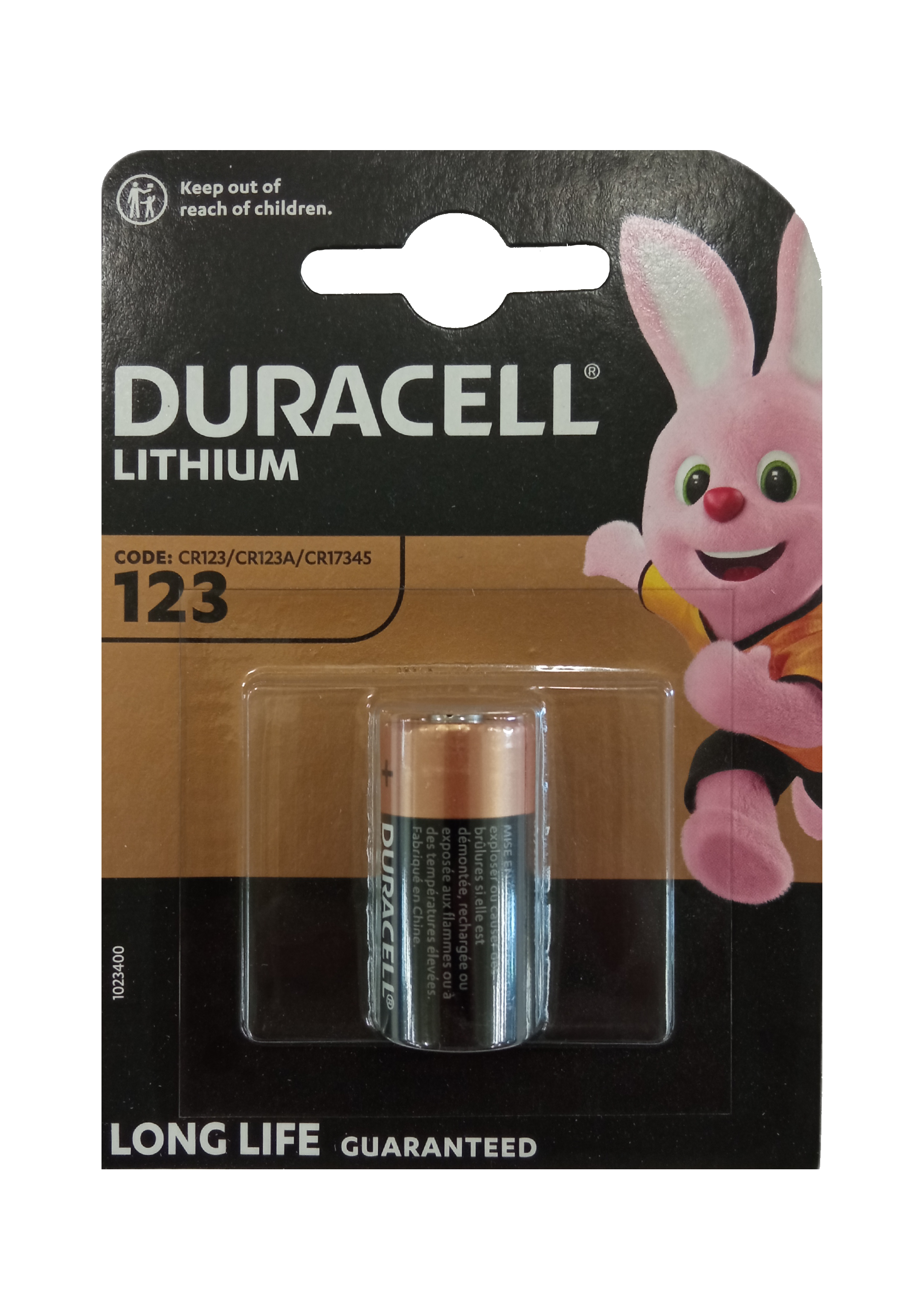 Duracell 50x CR123 High Power Lithium 1er Blister Photobatterie CR123A 3V/B CR17345 123