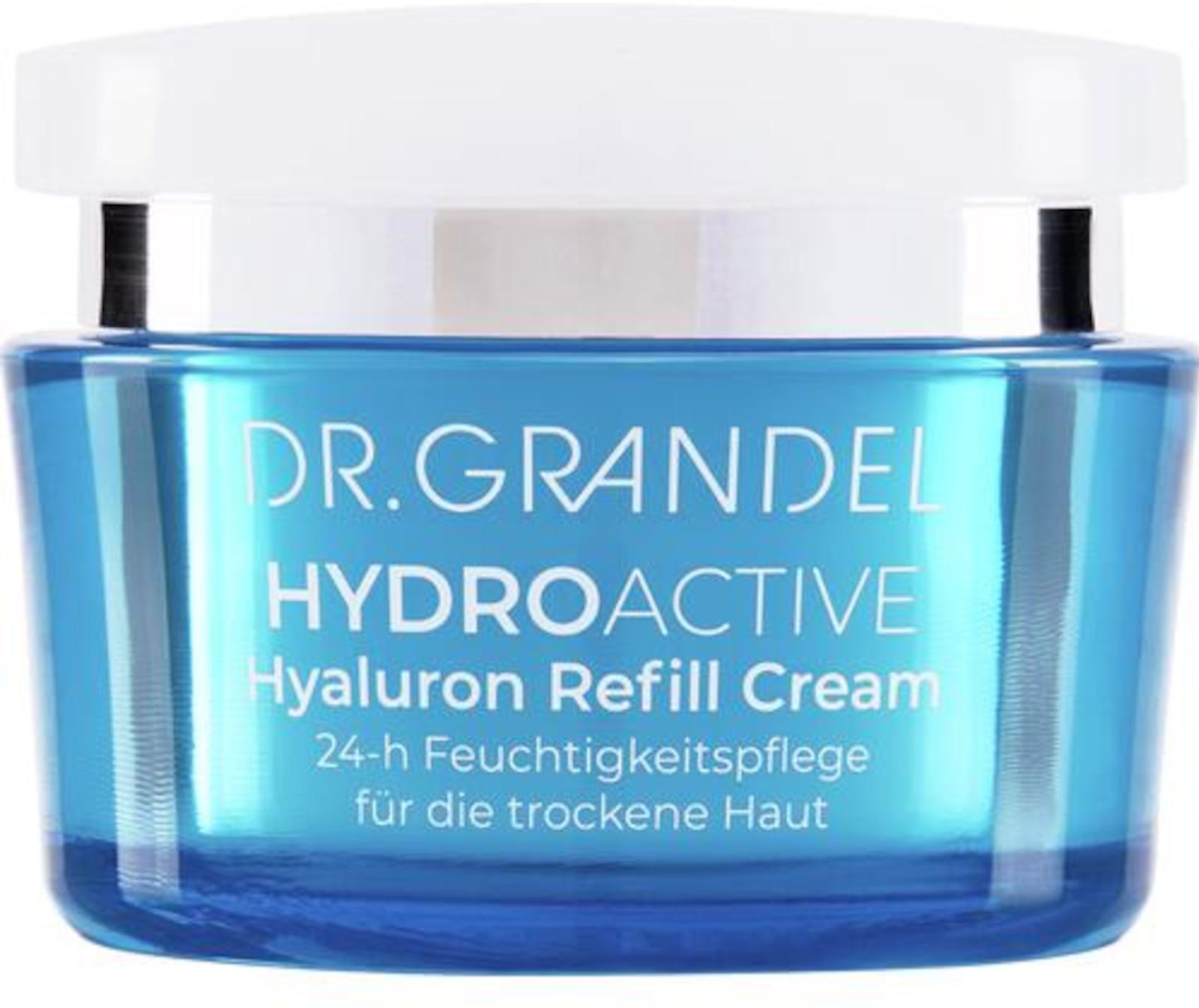 DR. GRANDEL HYDRO ACTIVE Hyaluron Refill Cream 50ml Gesichtscreme 24h Feuchtigkeitspflege für trockene Haut 4615678