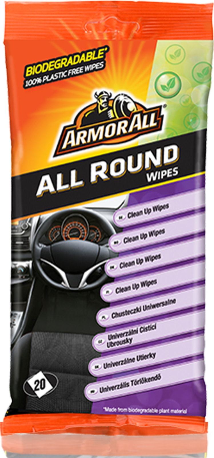 ARMOR ALL 6x Polsterreiniger-Tücher 20 Stück 