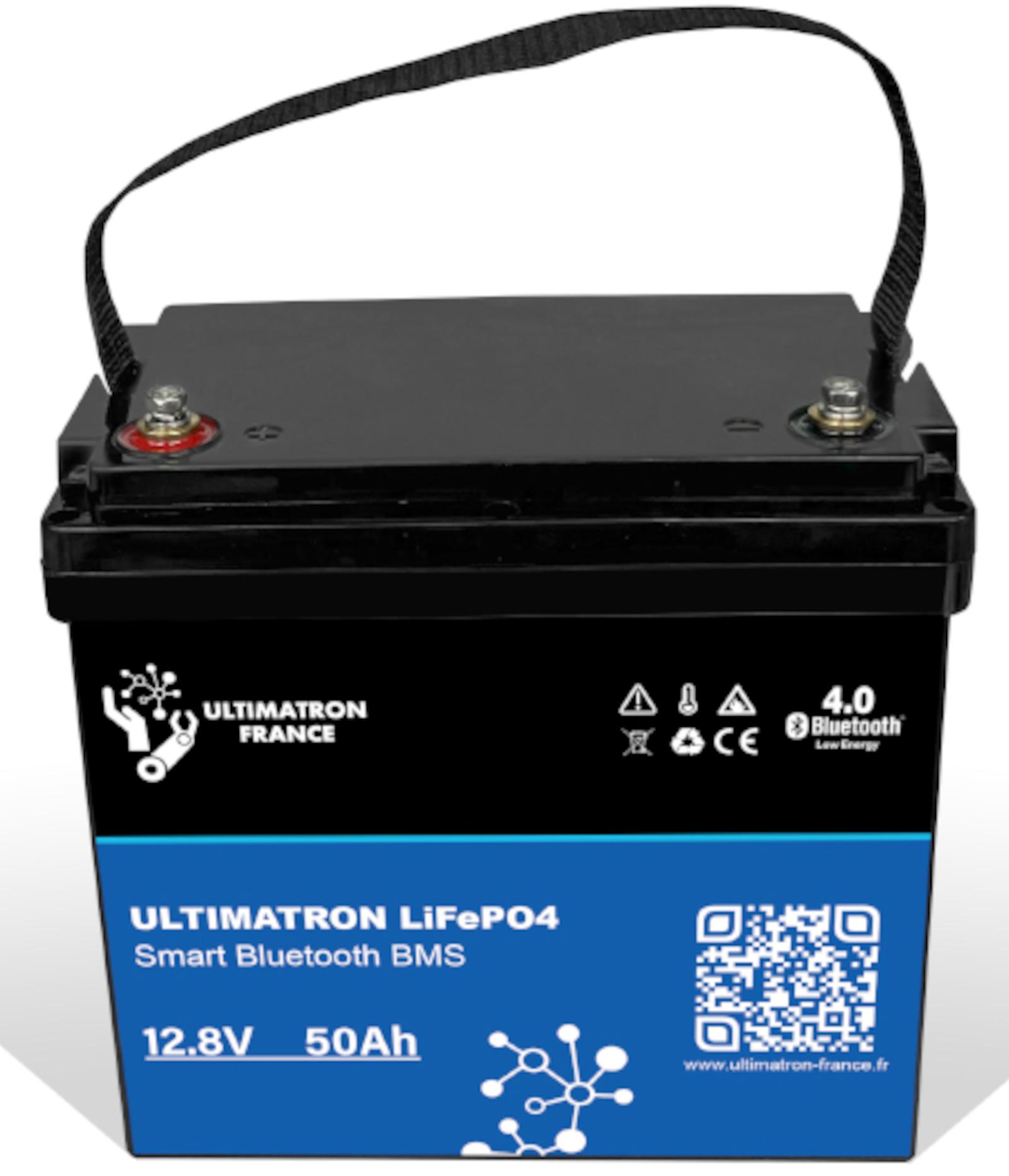 EWANTO_de__L20590__Ultimatron_UBL-12-50_11022 Ultimatron LifePo4 Lithiumbatterie 12,8 V 50Ah UBL-12-50 mit Bluetooth und Smart BMS integriert Plastikbehälter gem. § 12 Abs. 3 UStG UBL-12-50