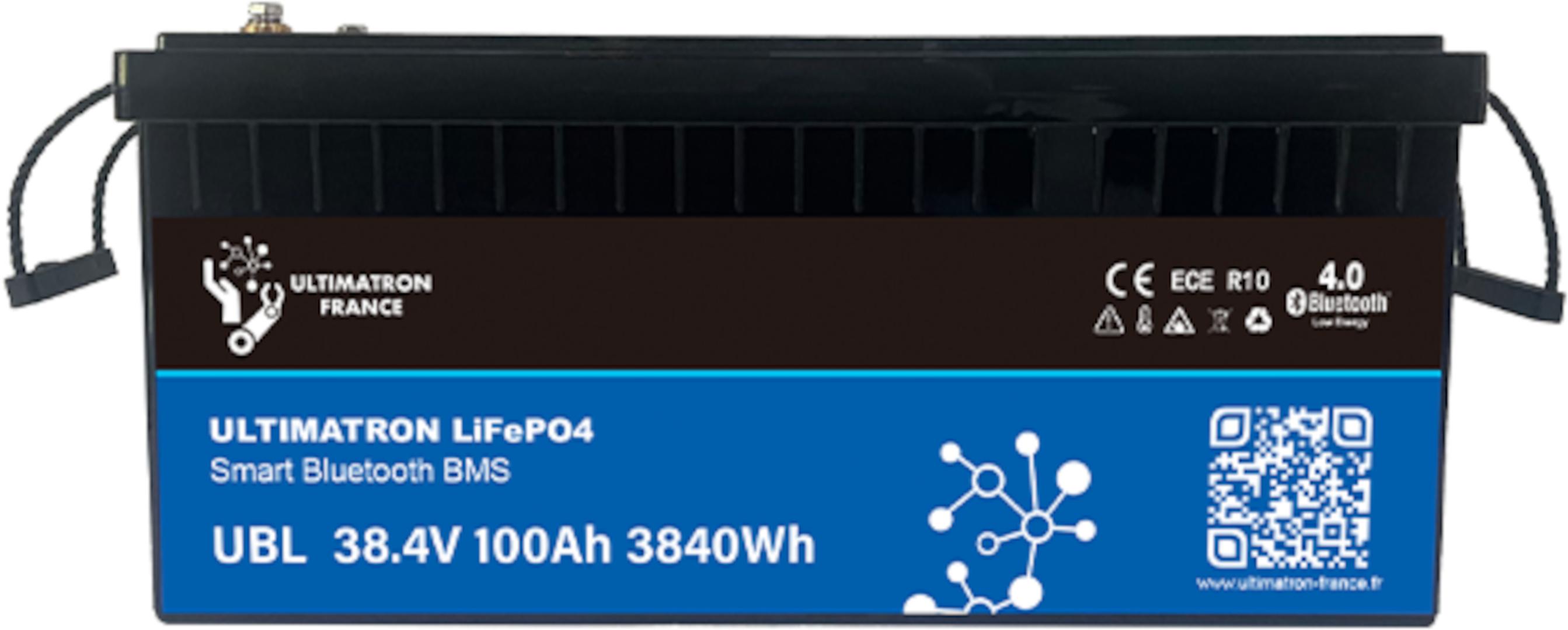 Ultimatron Ultimatron LiFePO4 Lithium-Batterie 12,8V 180Ah mit integriertem Bluetooth und Smart BMS sowie integrierter Heizung UBL-36-100