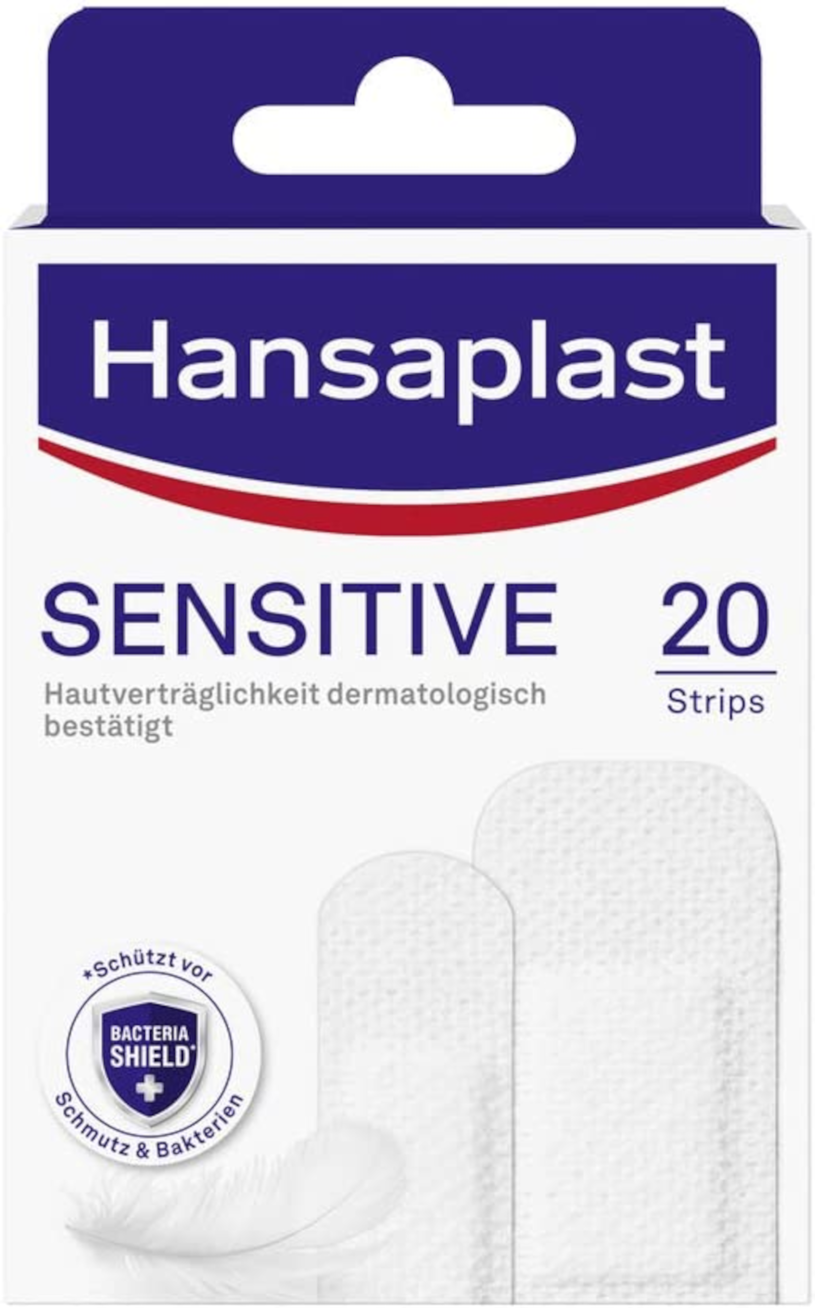 Hansaplast Pflaster SENSITIVE, schmutz- und wasserabweisende ...