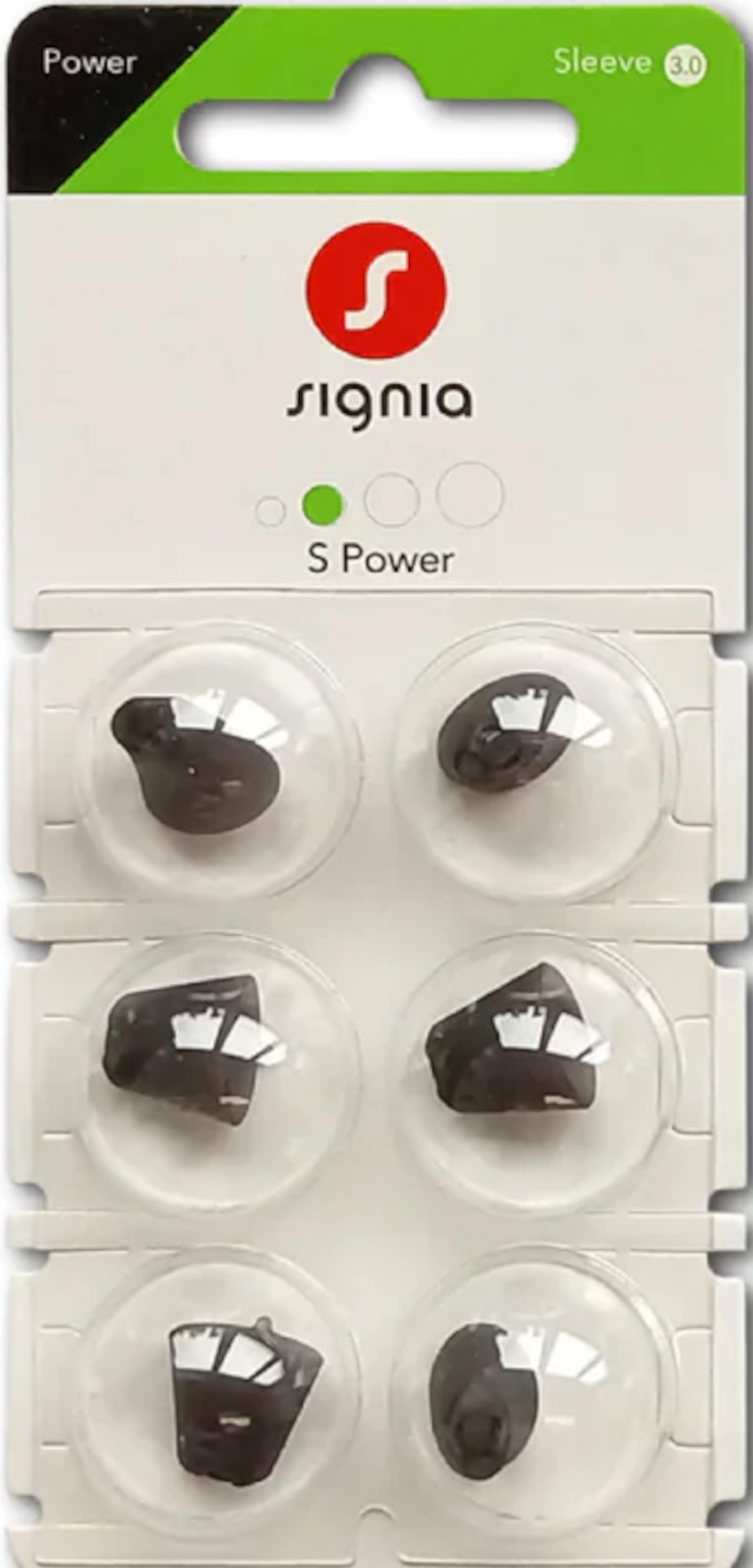 Signia Sleeve 3.0 Power S Domes 6er Blister Grün Hörgeräteschirmchen Silikon connexx 10997193 Signia Sleeve 3.0 Power S Domes 6er Blister Grün Hörgeräteschirmchen Silikon connexx 10997193