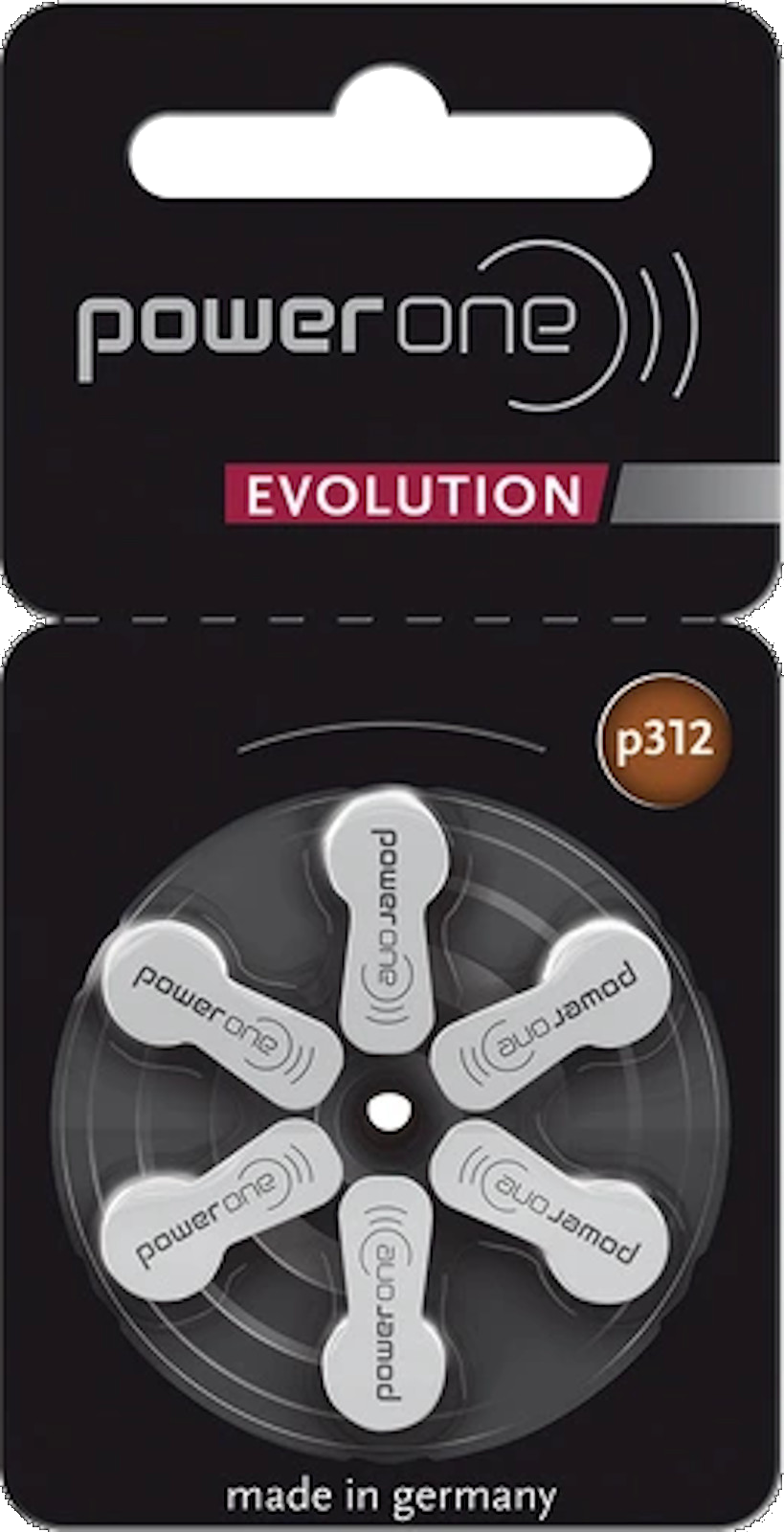 EWANTO_de__L11444__Varta_p312_61126G8evTNhgXqdY Varta Power One EVOLUTION Gr. 312 Hörgerätebatterien 1,45V 6er Blister PR41 Braun p312