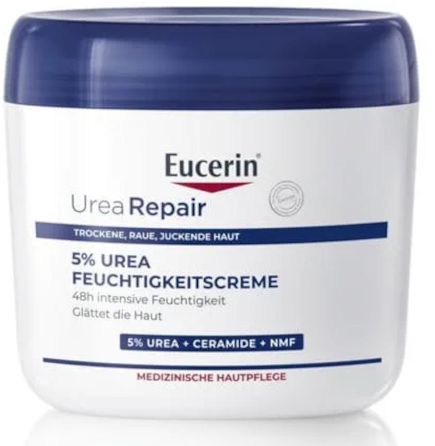 Beiersdorf Eucerin UreaRepair 450ml Feuchtigkeitscreme 5% Urea 48h intensive Feuchtigkeit für sehr trockene Haut 87974