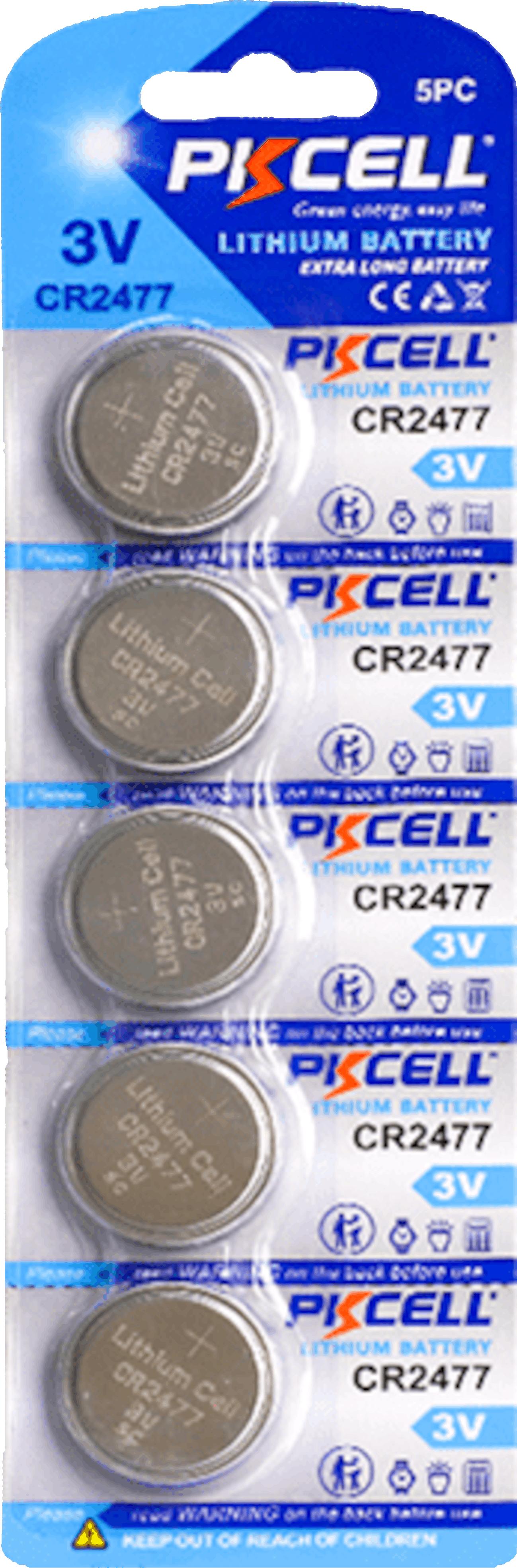 PKCELL 5er CR2032 Knopfzelle Lithium Batterien 3V 210 mAh Blister für Autoschlüssel Fernbedienung Spielzeugen CR2032