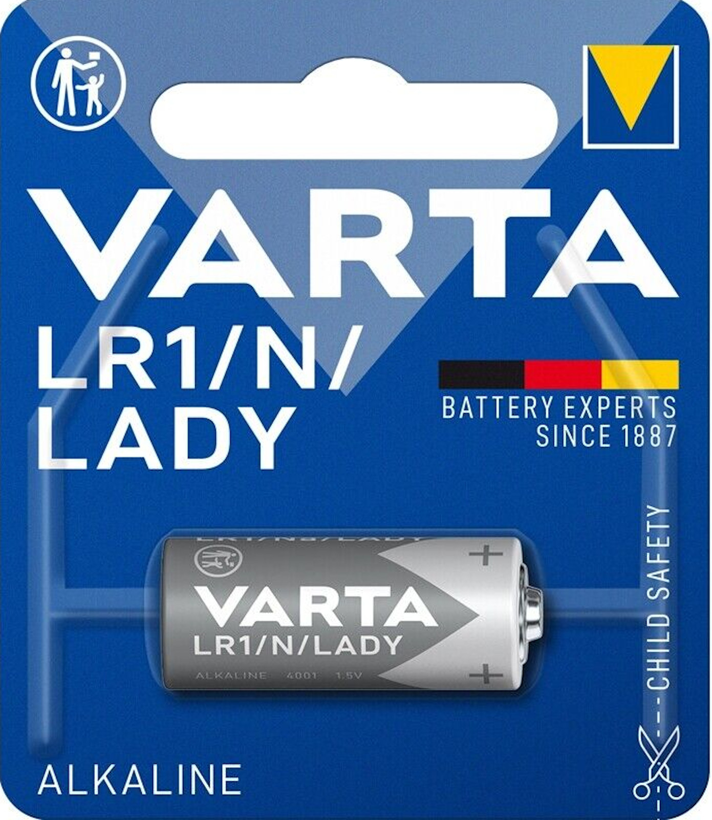 Varta Lady LR1 4001 N 1.5V 1er Blister Foto Batterie Lady