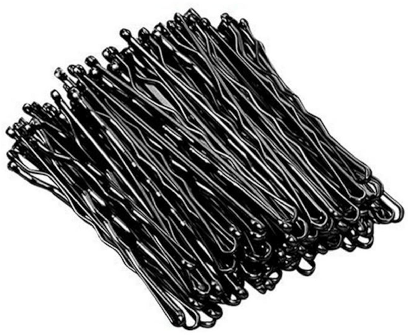 EWANTO 40er Haarnadel Schwarz Haarklammer Bobby pins aus Metal Ideal für alle Haartypen HASGS-01