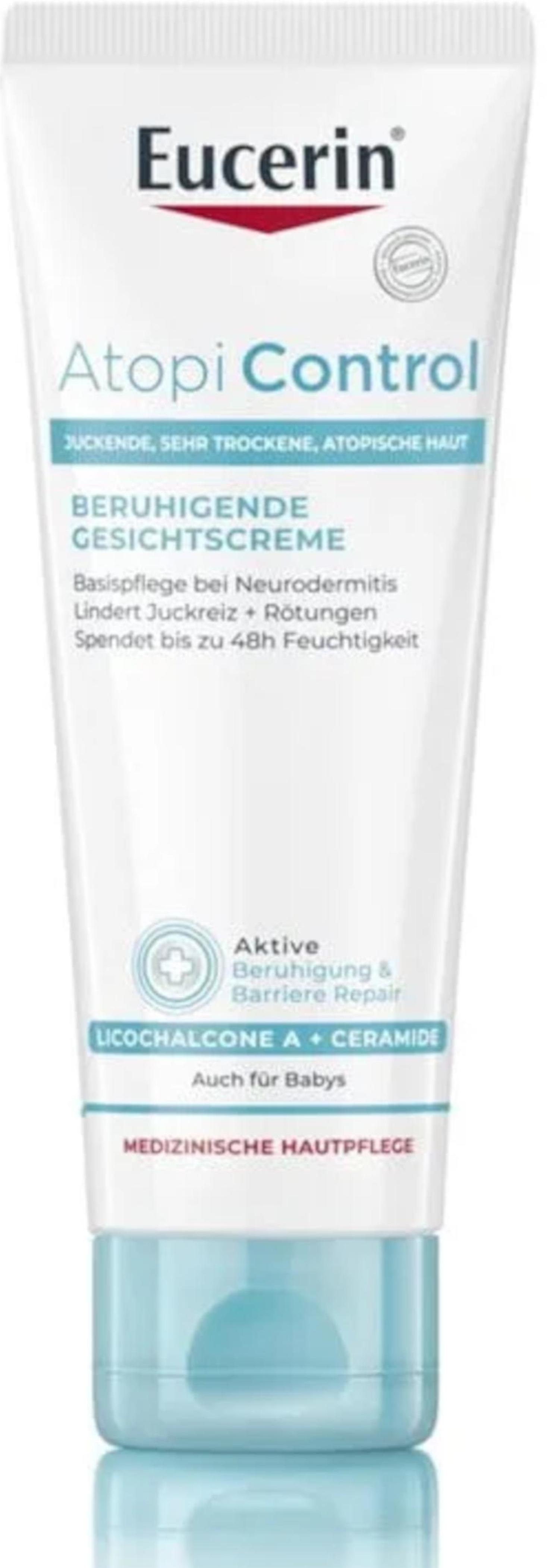 Beiersdorf Eucerin Atopi Control 50ml Beruhigende Gesichtscreme Duftstofffrei für sehr trockene raue und gereizte Haut auch für Babys 8454746