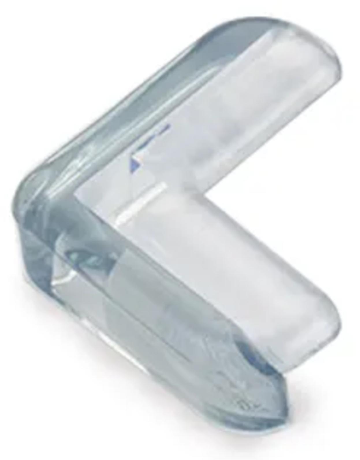 EWANTO KST-01 Tisch Sicherheits Eckenschutz aus Silikon Transparent mit Kleber Kantenschutz Stoßschutz Kindersicherung