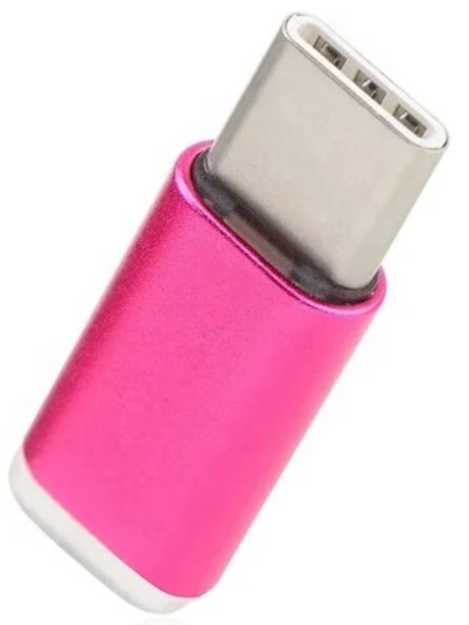 EWANTO USB-C (m) auf micro USB (w) Adapterstecker Rosa Smartphone Laptop LMUR-01