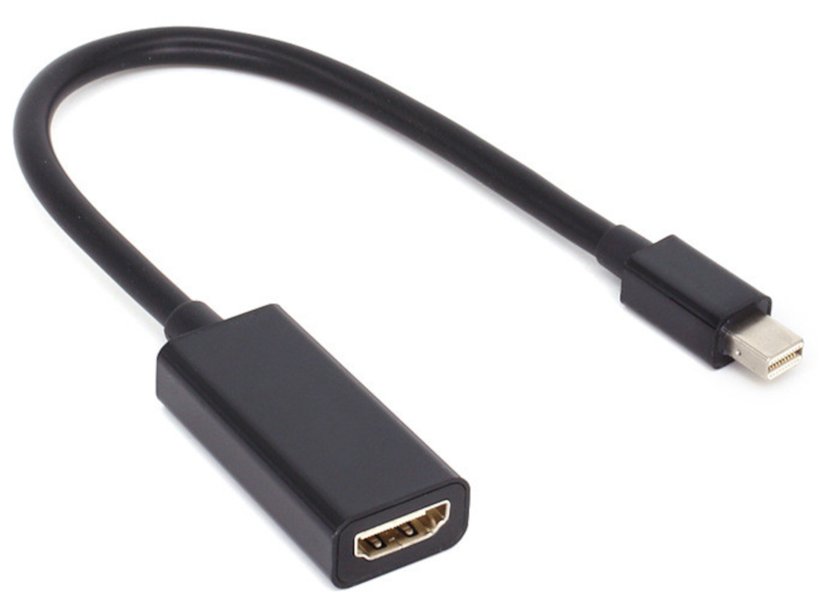 EWANTO Mini Display Port auf HDMI 1080P Full HD Kabel Adapter Multifunktionskabel Schwarz USKS-01