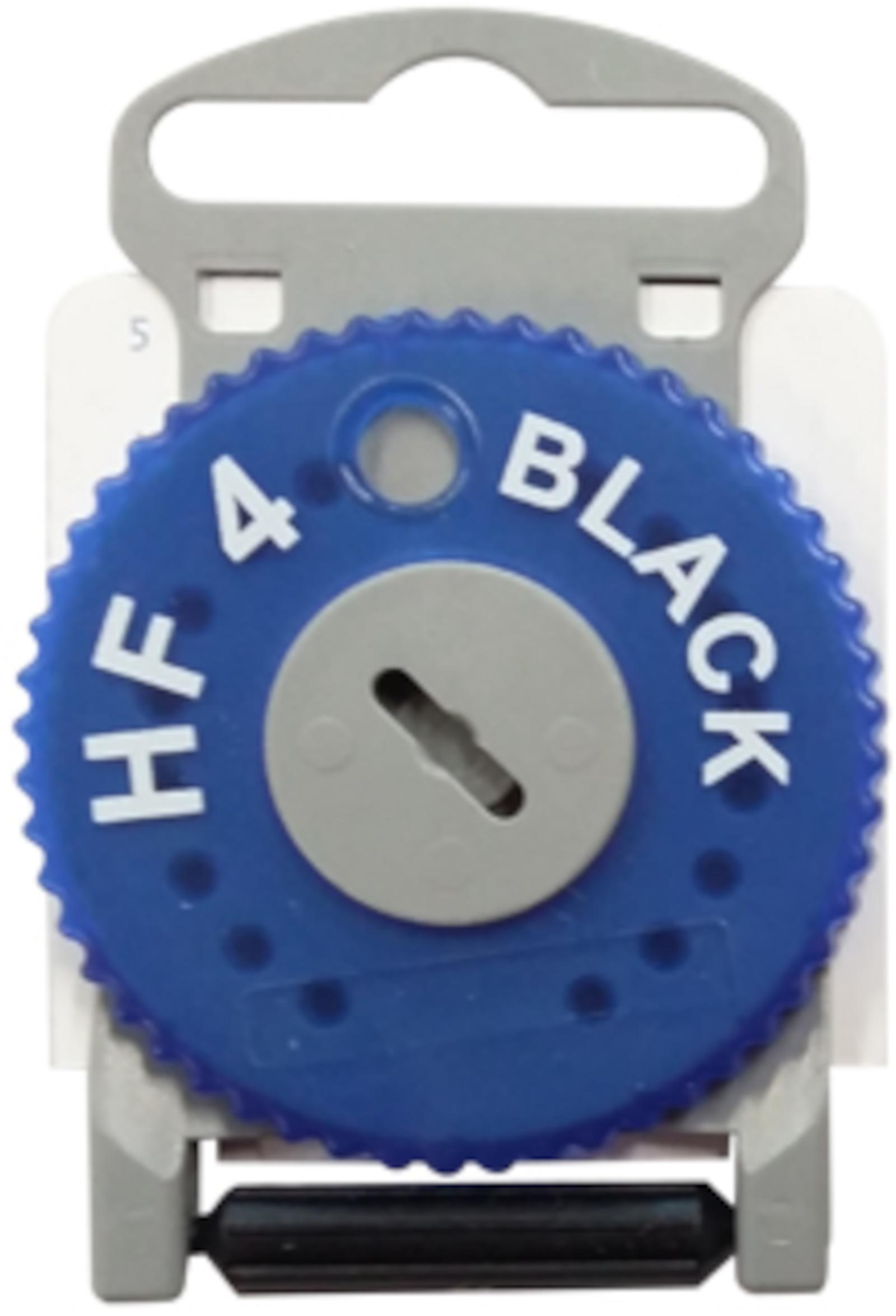 Audio Service HF4 Black Cerumenfilter links Blau 16er Blister 10931300