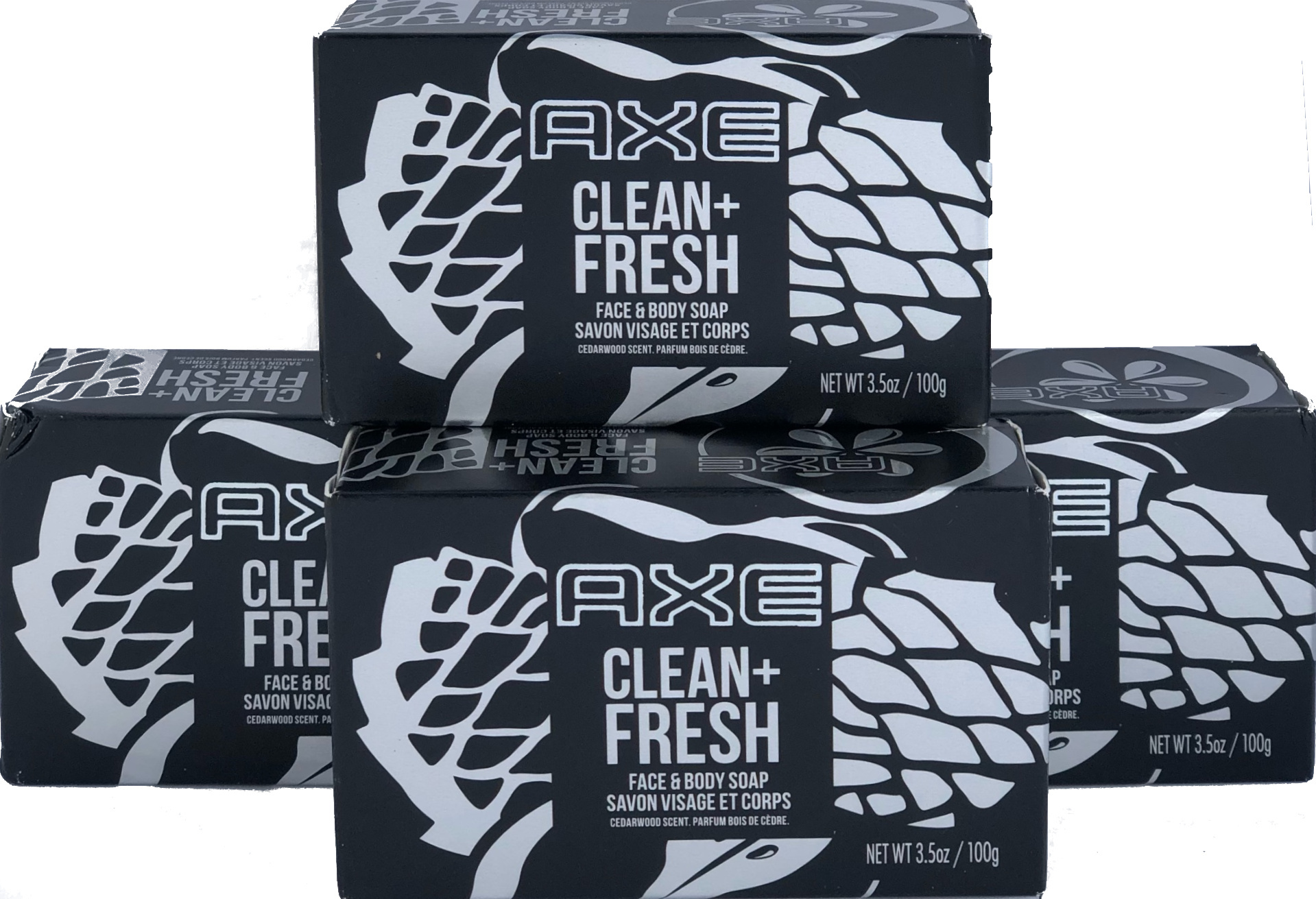 EWANTO_de__L16254__AXE__8311kvf2xhbesps7O AXE Stückseife für Männer Soap for Men Clean Fresh 4 x100 g