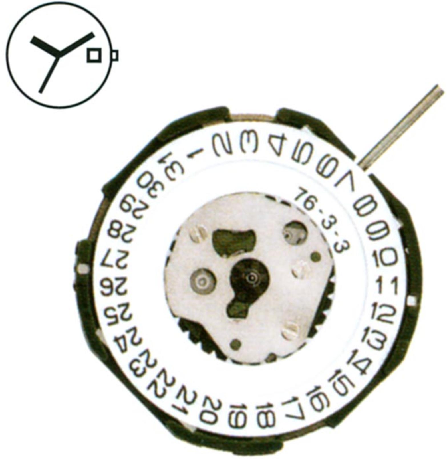 Beco Technic Shiojiri (Seiko SII) AU-Werk Miyota GM10/GM12 10 1/2 DATE3 SC Quarz (364 | SR621SW) 710762
