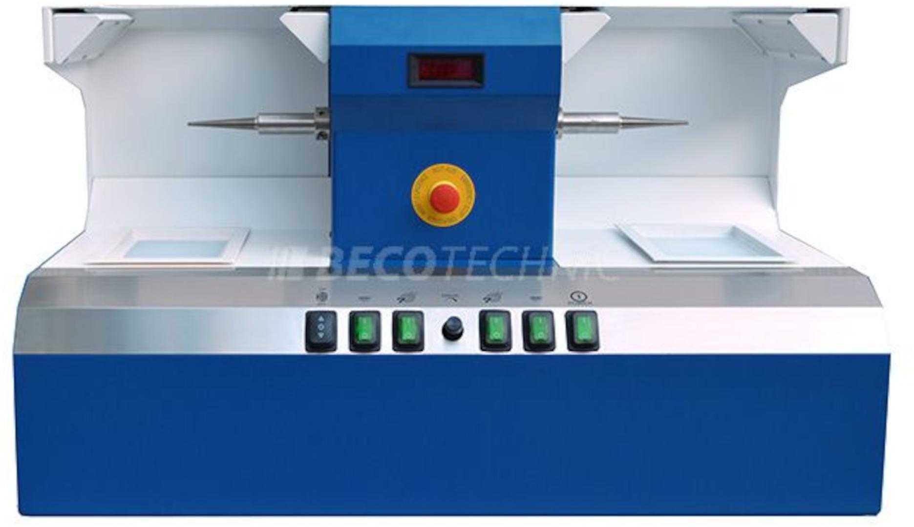 Beco Technic Poliermaschine Polimaxx Premium mit Absaugung 2 Arbeitsplätze wartungsfrei 310963