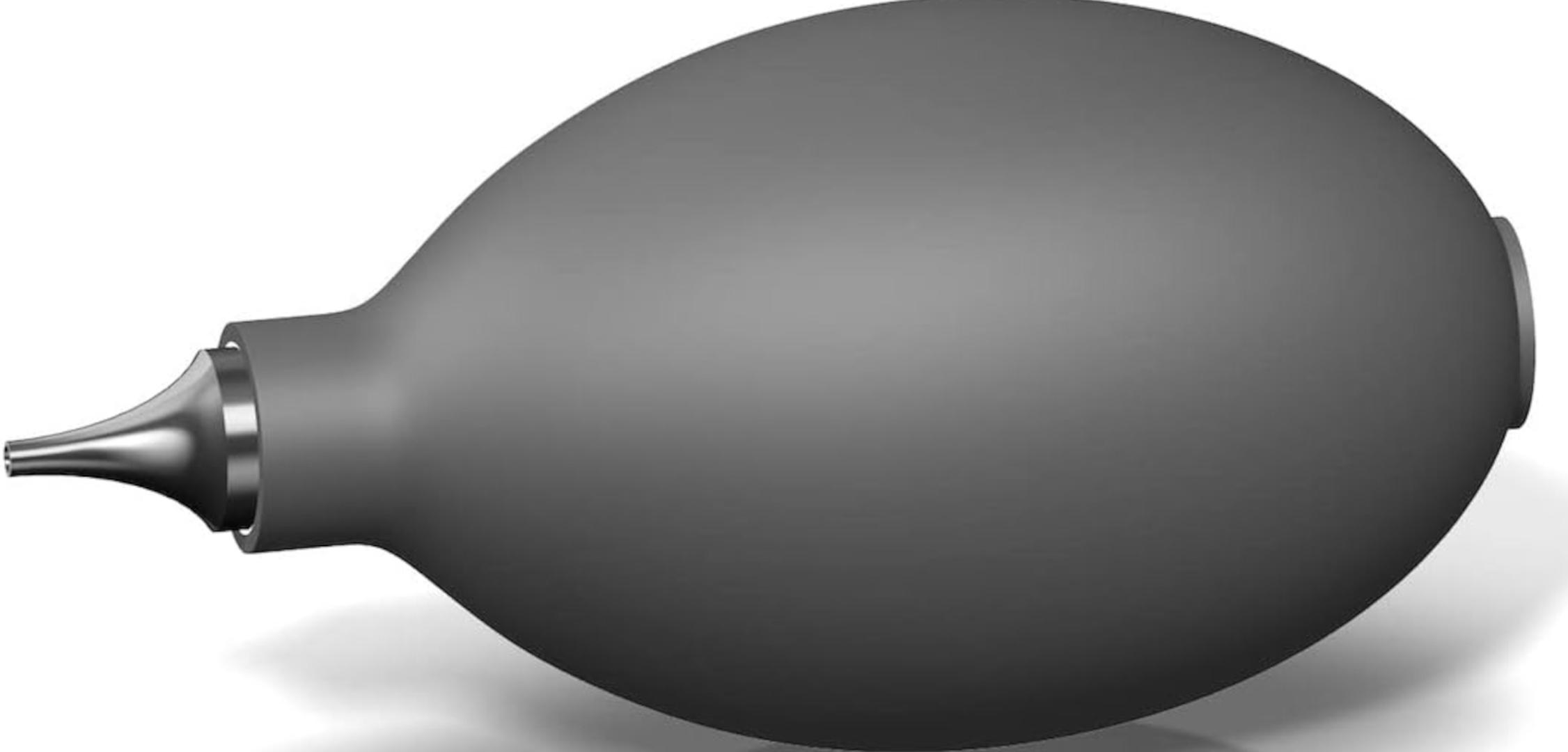 audinell 15x Trockenpuster - Puster/Airball/Blasebalg insbesondere für Hörgeräte und Otoplastiken Grau NELL1 POI-59