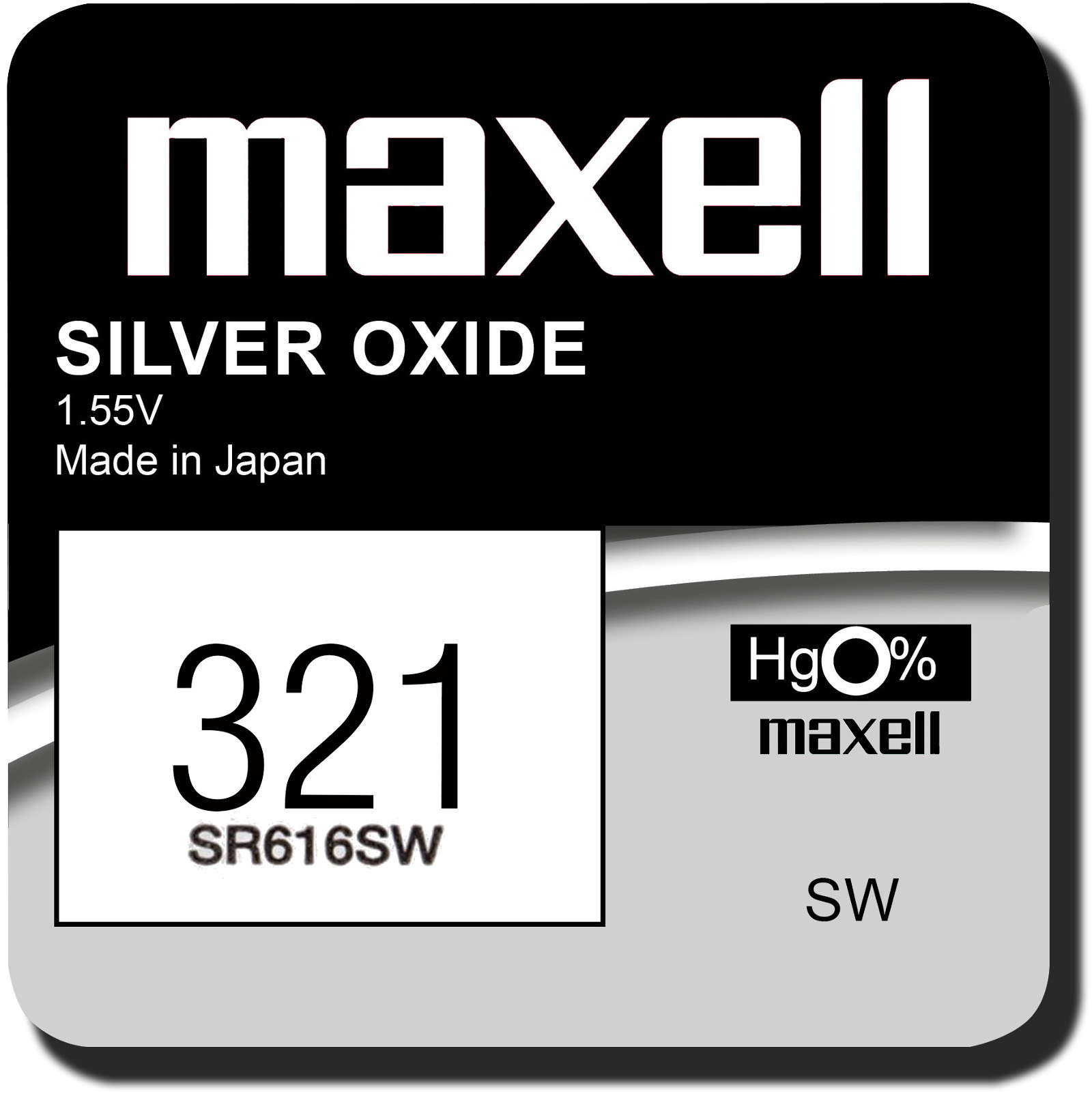 EWANTO_de__L12978__Maxell_18292800_6600ax63CTgh89Zt5 Maxell 321 Uhrenzelle Silber Oxid Knopfzelle SR616SW 1,55 V 1er Blister 18292800