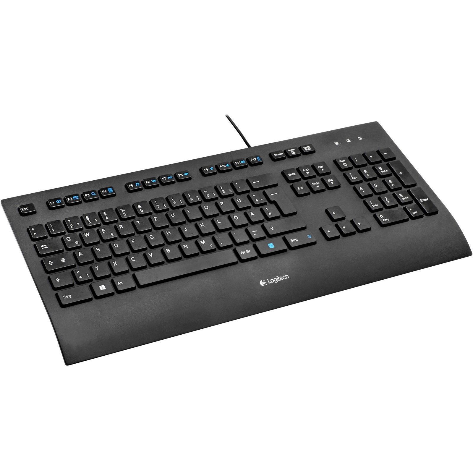 Logitech K280e – Tastatur black USB for business OEM Deutsches Layout 920-008669