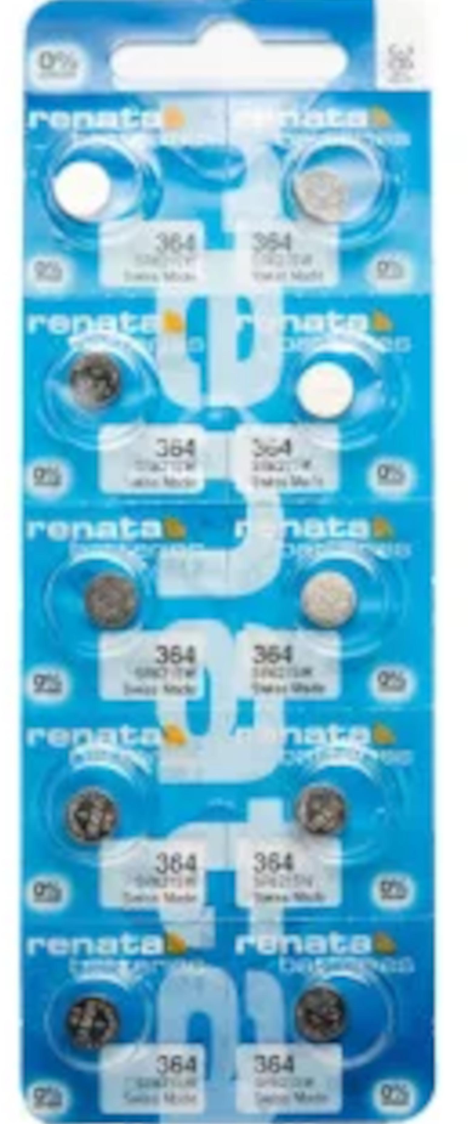 Renata 364 / SR621SW 10er Blister 364