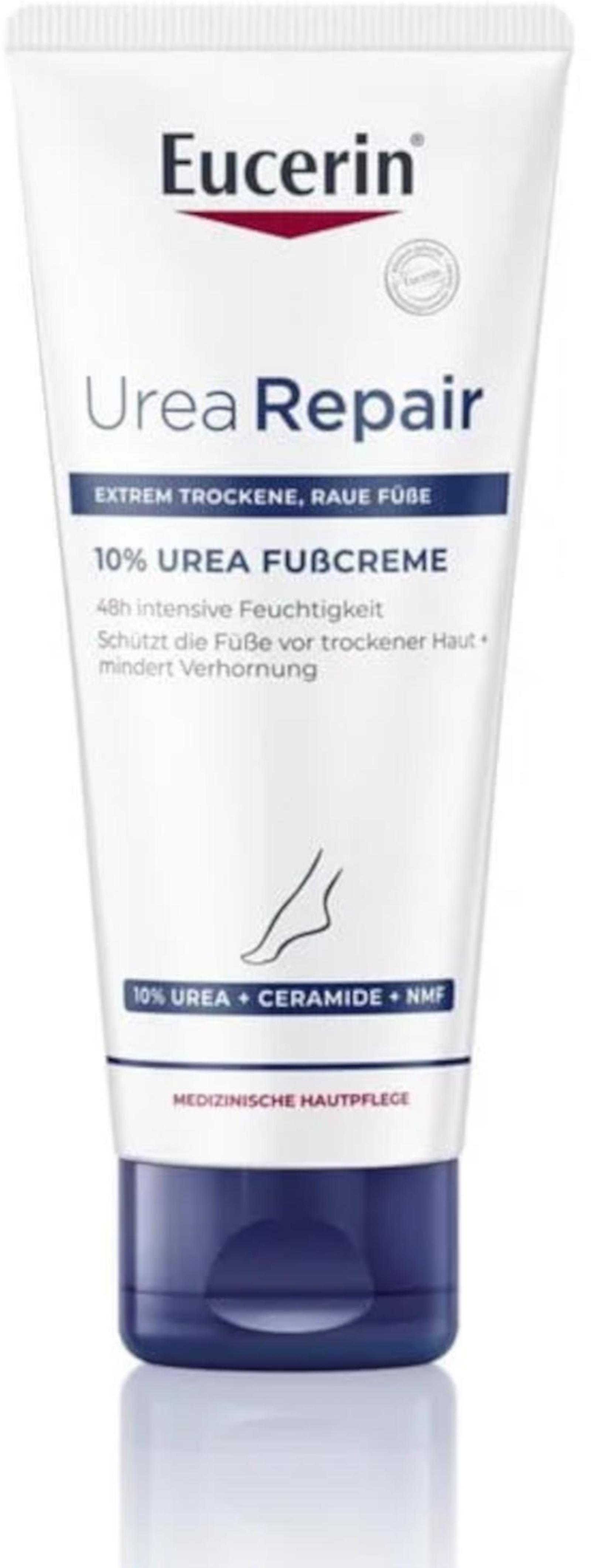 Beiersdorf Eucerin UreaRepair 100ml Fußcreme 10% Urea  48H Schutz vor trockener Haut 11678047