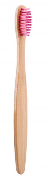 EWANTO Bambus Zahnbürste Lila. Nachhaltig, biologisch abbaubar, natürlich und vegan für Erwachsene und Kinder ZBL-01