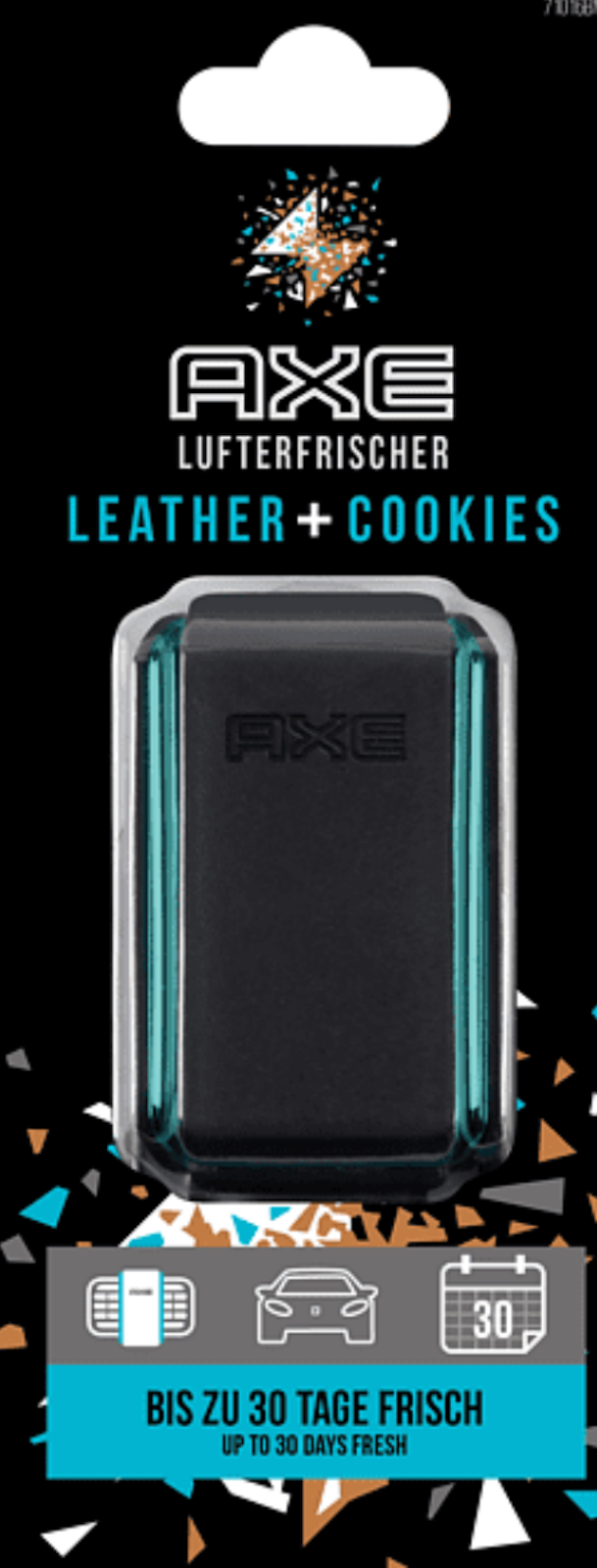 AXE 060615 Lufterfrischer für die Auto Lüftung Sorte Leather+Cookies  Collision Car Vent Air Freshener