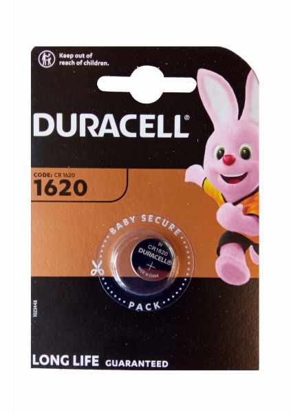 Duracell CR1620 1er Blister 3V Knopfzelle Batterie DL1620