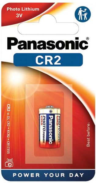 Panasonic Lithium Power Fotobatterie CR2 3V 1er Blister CR-2L