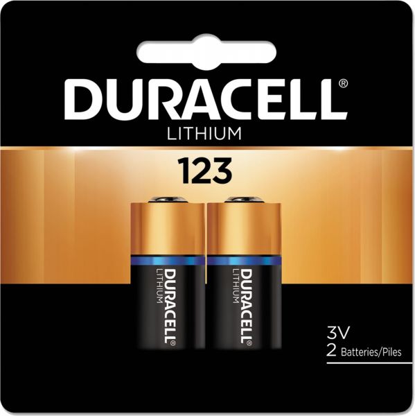 Duracell CR123 High Power Lithium 2er Blister Photobatterie CR123A 3V/B CR17345 123
