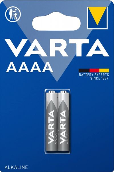 Varta 10x Professional Mini (AAAA) Alkali-Mangan Batterie 1,5 V 640 mAh 2er Blister 4061 LR8D425 04061101402