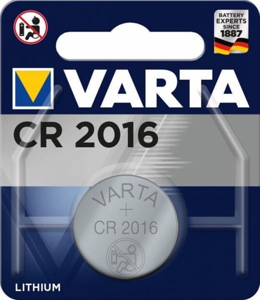 Varta 10x CR2016 1er Blister 3V Batterie Lithium Knopfzelle VCR2016