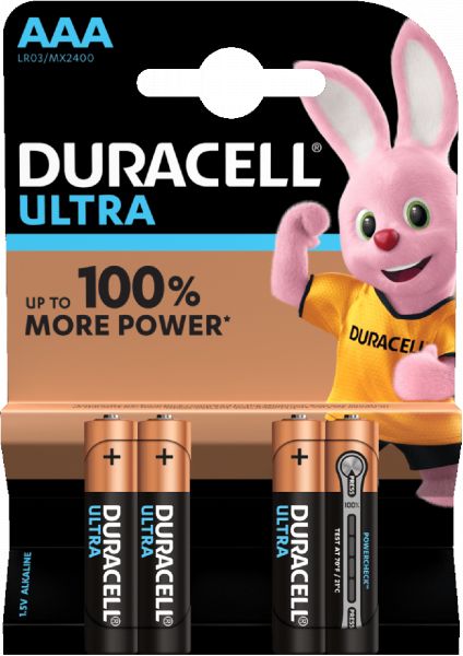 Duracell AAA Micro LR03 1,5V Ultra Power 4er Blister Alkaline MX2400