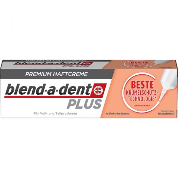 blend-a-dent Plus Premium Haftcreme Beste Krümelschutz-Technologie 40 g