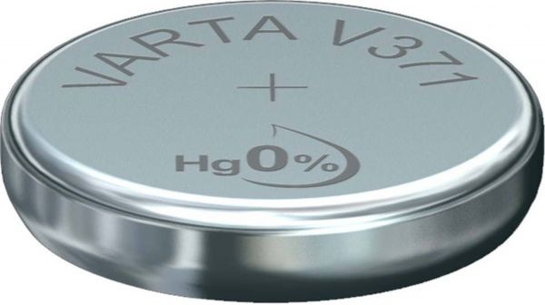 Varta 10x Watch V 371 Uhrenzelle SR 920 SW V371 (SR69) Silber-Oxid Knopfzelle 44mAh 1,55 V Bulk V 371