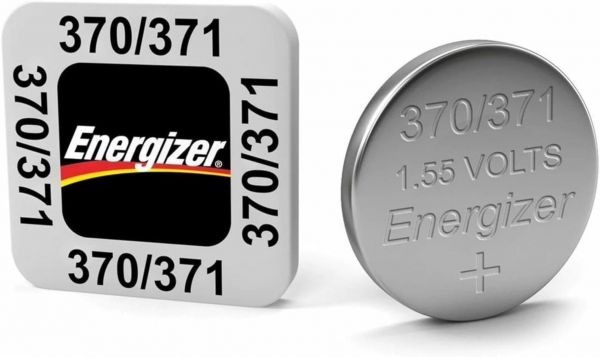 Energizer 371/370 Uhrenbatterie 40mAh 1,55V 1er Blister SR920W SR920SW SR69 Silver Oxid Batterie E301538203